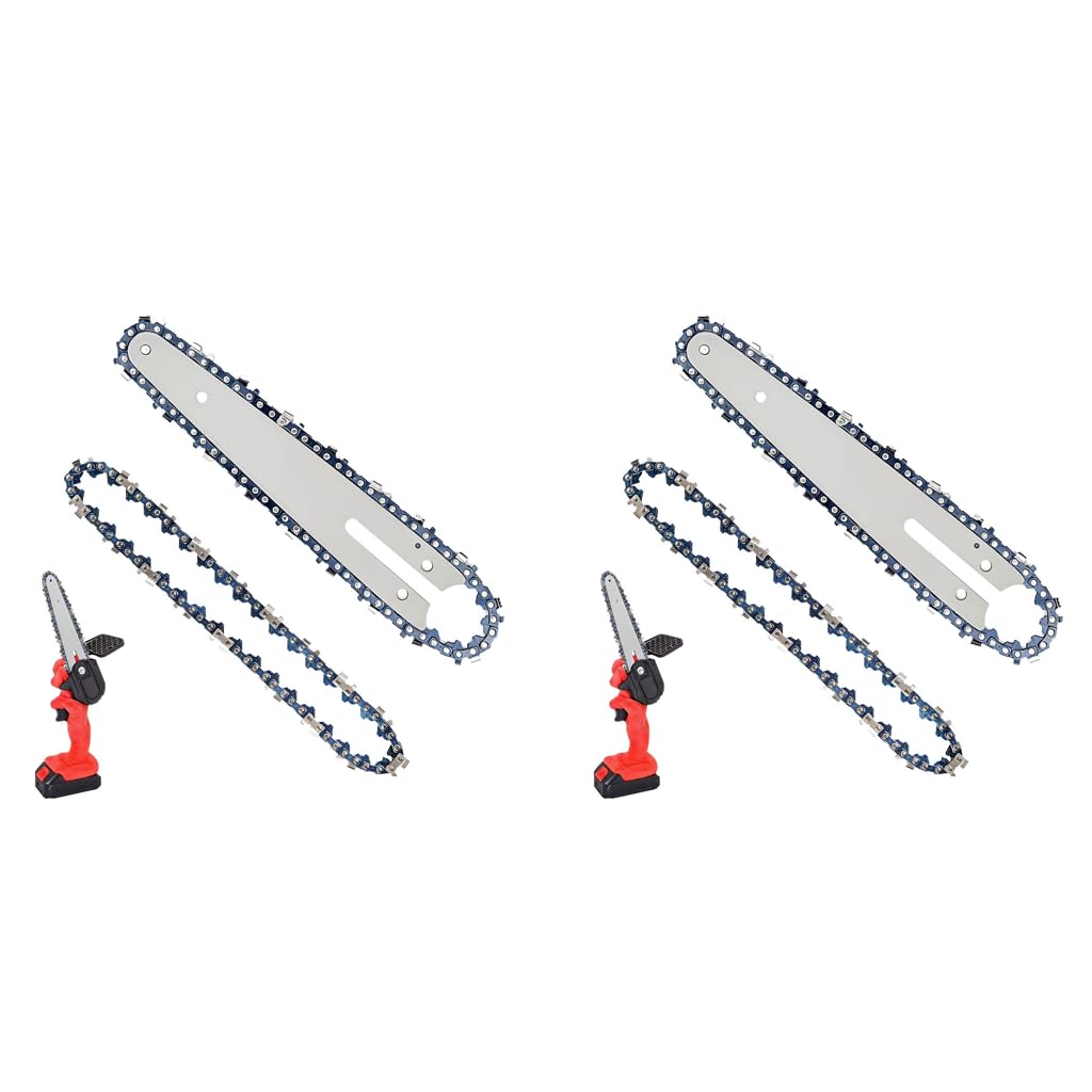 HASTHIP Chainsaw Saw Chain 6 Inch 4PCS for Wood Cutting and Tree Pruning | High‑Grade Steel
