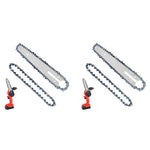 HASTHIP Chainsaw Saw Chain 6 Inch 4PCS for Wood Cutting and Tree Pruning | High‑Grade Steel