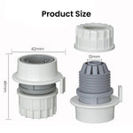 HASTHIP Replacement Faucet Connector for Laundry Machine with Secure Snap On Design and Plastic Build | 2Pcs Universal Hose Adapter