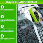 HASTHIP® MCSWSEE Limpiacristales Coche Cepillo Removedor de Película de Aceite con Limpiador Integrado Esponja Duradera para Vidrios,Mejora Visibilidad y Rendimiento Limpiaparabrisas,Herramient
