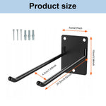 HASTHIP Garage Storage Organizer for Tools featuring 9.92 in Long Reach Hook & Carbon Steel Build