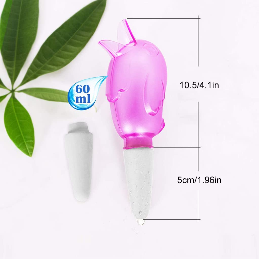 HASTHIP Succulents Watering Device for Vacation Plant Care with 4pcs 100ml Bird Ceramic Drip Irrigation Tool