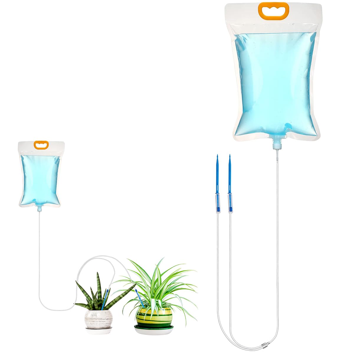 HASTHIP Drip Irrigation Device for Plants with 3.5L Water Bag and Adjustable Flow | Auto Slow Watering System