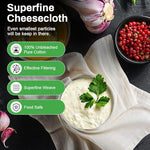 HASTHIP® Muslin Cloth for Kitchen 4Pcs 20x20 Inche Cheese Cloth