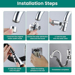 HASTHIP® Heavy-Duty Leak-Proof Faucet Sprayer Attachment