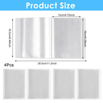HASTHIP A6 Photo Album for Photos and Cards with 20 Pockets and Clear PP Matte Cover | Pack of 4