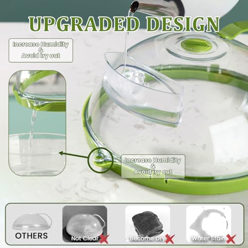 HASTHIP® Microwave Cover for Food, 10 Inch Plate Covers