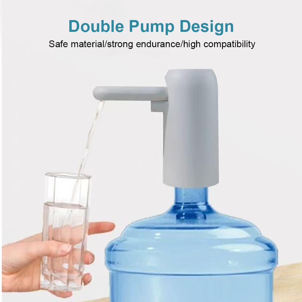 HASTHIP Intelligent Electric Water Dispenser for Home and Office with Dual Pump 2.2L/min Flow | Foldable Nozzle and Blue LED Light
