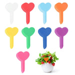 HASTHIP Plant Tags for Garden and Flower Pots featuring 100 1.8 in Heart Shape PP Labels | Colorful and Weatherproof