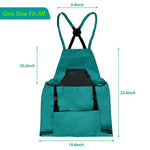 HASTHIP Gardening Apron for Outdoor and Craft Use with Dual Front Pockets and Adjustable Tie‑Back | Waterproof Oxford Cloth Utility Design