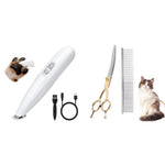 HASTHIP Dog Hair Trimmer for Paws and Face with 2 Speed Low Noise Motor | Cordless Rechargeable Grooming Kit