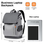 HASTHIP® 15.6 Inch Laptop Backpack for Men, Premium Durable Waterproof Polyester Laptop Bag with USB Charging Port