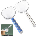 HASTHIP Measuring Scoop Set of 2 for Kitchen and Pantry Use featuring Built In Bag Seal Clip