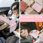 HASTHIP® Easy Painting Desk for Car Kids Seat Kids Painting Desk for Road Trip Car, Foldable Car Tray Safe Seat Tray for Kids, No Painting Pens or Supplies Car Travel Accessories for Long Trips Kids