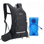 HASTHIP® Mochila de Hidratación 2L Impermeable y Ultraligera,Chaleco de Hidratación Ajustable para Correr,Senderismo Ciclismo y Camping Mochila Transpirable con Bolsa Agua BPA Free
