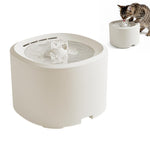 HASTHIP® Qpets Fuente de Agua para Gatos, Dispensador Automático Ultra Silencioso para Gatos y Perros de 3L con 3 Modos de Flujo y Sistema Inteligente de Filtración