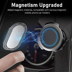 HASTHIP® 3M Adhesive Foldable Phone Stand - Universal Zinc Alloy Grip Holder, 360° Rotation, For iPhone & Android, Compatible With Car Mounts, Ideal For Vlogging & Desk Use, Sturdy & Portable Design