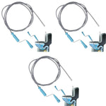 HASTHIP Drain Cleaner for Bathroom and Kitchen with 9.8 ft Spiral Spring Design | Stainless Steel 3 PCS Set