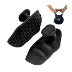 HASTHIP® Ganchos de Levantamiento de Pesas Antideslizantes,Guantes Gimnasio Goma para Mejorar la Fuerza Agarre y Proteger Las Palmas,Empuñaduras Ergonómicas para Deadlifts Pull