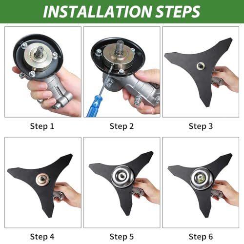 HASTHIP® 2Pcs Brush Cutter Heads Trimmer Head