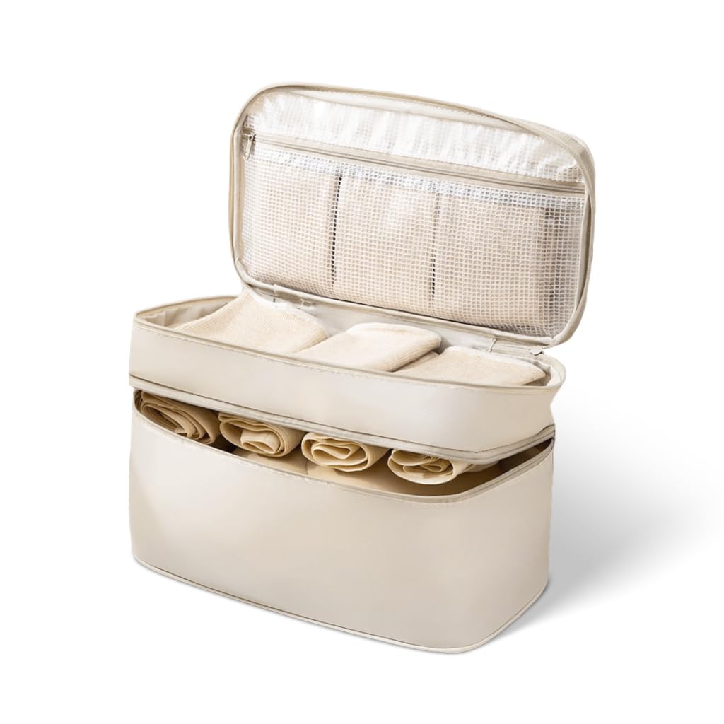 HASTHIP Travel Bra Organizer Pouch for Lingerie & Underwear