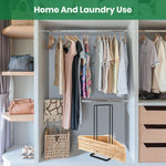 HASTHIP Stackable Hanger Storage Rack in Carbon Steel, Matte Finish, Holds Up to 100 Hangers