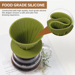 HASTHIP® Coffee Dripper, Reusable Silicone Coffee Filter,