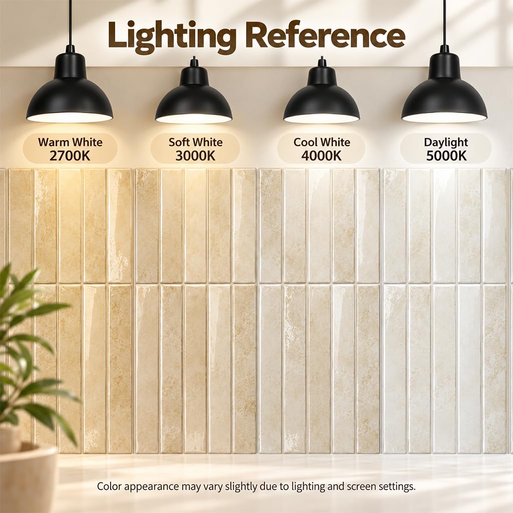 HASTHIP 3D Peel-and-Stick Backsplash Tiles, 10 Sheets in Chestnut for Easy DIY Wall Updates
