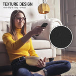 HASTHIP Silicone Protective Case for Apple TV 4K Siri Remote with AirTag Slot and Stand-Up Design