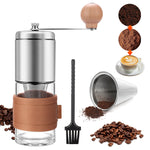 HASTHIP® Manual Coffee Grinder Brewing Integrated Stainless Steel