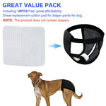 HASTHIP Pet Cotton Diaper Pads for Medium Female Dogs (10 Pack)
