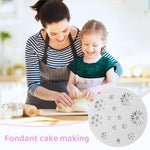 HASTHIP Flower Fondant Molds for Cake and Resin Crafts featuring 13 Floral Cavities | Food Grade Silicone
