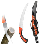 HASTHIP Pruning Saw for Wood and Tree Cutting featuring 19.6 in Curved Blade & Ergonomic Handle