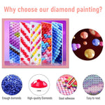 HASTHIP Elephant Diamond Painting Kit for Home Wall Decor with 30 x 40cm Full Drill | DIY Gem Art for Adults and Kids