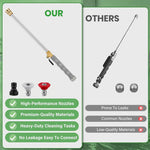 HASTHIP Water Sprayer Gun for Gardening and Car Washing with 2 Nozzles | Aluminum Alloy Body