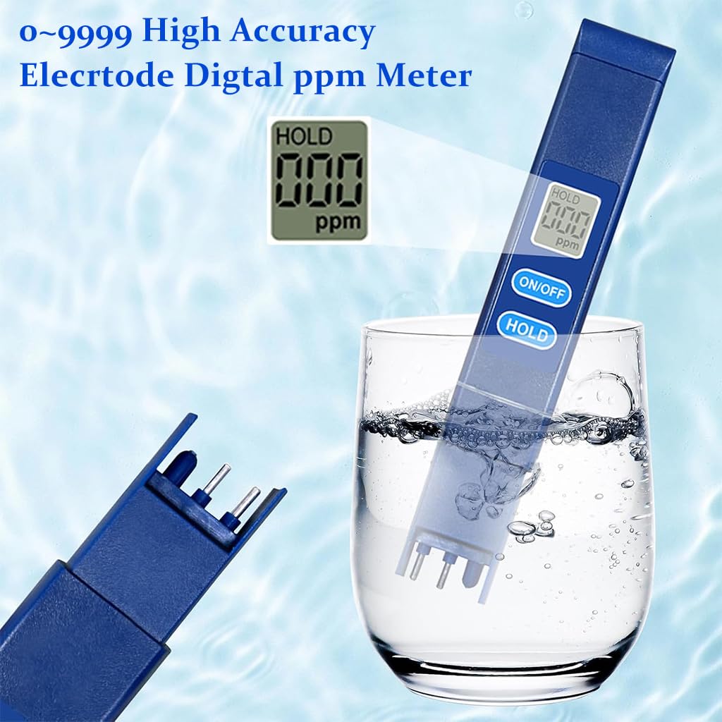 thumbnail image 2 of 2024 All-New 4-in-1 TDS Meter Digital Water Tester – Accurate & Reliable, White 2 of 6