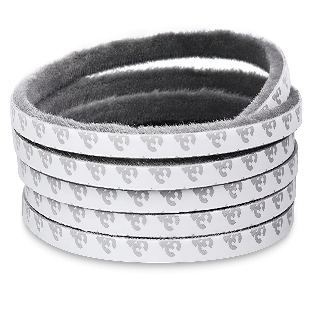 HASTHIP Door Sealing Strip for Doors and Windows featuring 10 m Self Adhesive Felt | Grey