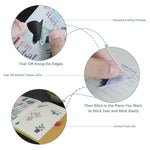 HASTHIP Scrapbooking Stickers for Planner and Album with 30 Sheets Washi Paper | Safe for Children