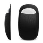 HASTHIP® Funda Compatible con Magic Mouse, Soporte Adhesivo Reutilizable sin residuos, Estuche elástico Compacto portátil, se adhiere fácilmente a iPad o MacBook, Color Negro