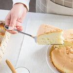 HASTHIP Cake Server Combo Set for Parties with 5Pcs Forks and 2 in 1 Serrated Cutter Silver