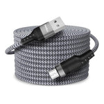 HASTHIP® Cable Micro USB 10FT/3M, Carga Rápida 5V/2A y Sincronización 480Mbps, Cable Trenzado de Nailon Duradero Compatible con Teléfonos, Tabletas y Dispositivos con Puerto Micro USB