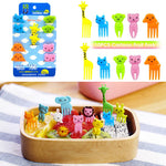 HASTHIP Dessert Fruit Forks for Kids 30 pcs with Safe Rounded Tips | Food Grade Plastic