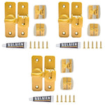 HASTHIP Door Latch Lock for Gates and Cabinets featuring 90° 180° Design | Zinc Alloy 3 PCS