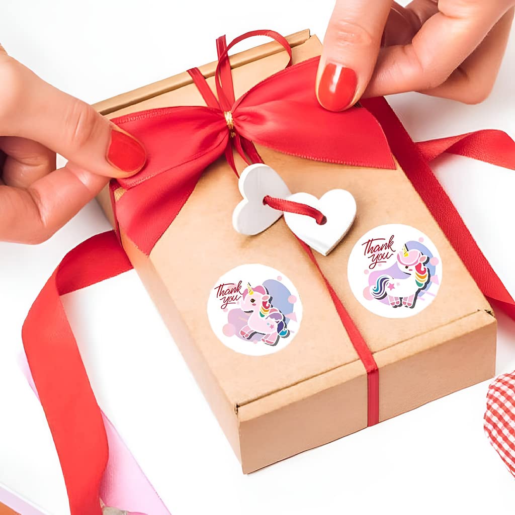 HASTHIP Unicorn Stickers for Kids Crafts and Gift Wrapping featuring 500pcs PVC Vinyl | 4 Designs