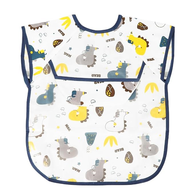 HASTHIP® Dino Feeding Smock for Babies