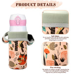 HASTHIP Outdoor Bottle Carrier Sleeve for Hiking and Travel with Quick Release Access | Insulated Polyester Holder for 500–750ml Bottles