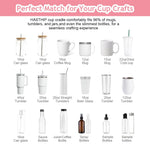 HASTHIP Silicone Water Bottle Cradle for DIY Vinyl Decal Application featuring Non Slip Base