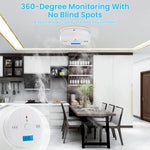 HASTHIP Carbon Monoxide Detector for Home with 85dB Alarm and LCD Display | Battery Operated