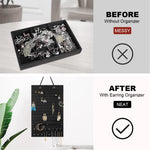 HASTHIP Hanging Jewellery Organizer for Women with 200 Pair Capacity and Felt Display Board