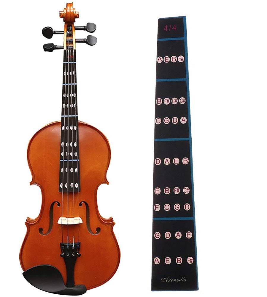 Imported 1 Violin Fiddle Fingerboard Intonation Chart Stickers Fingering Labe.